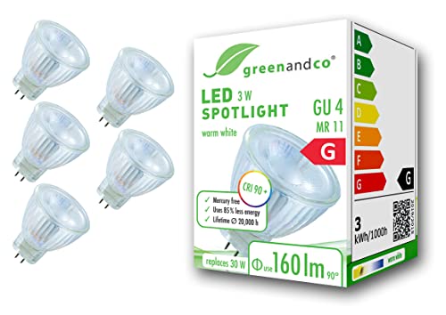 greenandco 5x CRI 90 160 lmß 38