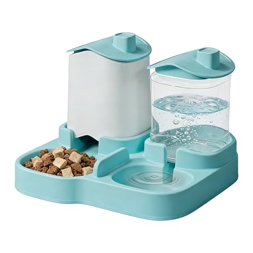 Automatischer Futterautomat Und Wassertränke Für Katzen Auslaufsichere Schüssel - Automatischer Futter- und Wasserspender für Katzen Zum Füttern Und Verwöhnen Von Haustieren Wie Kätzchen Welpen Hund