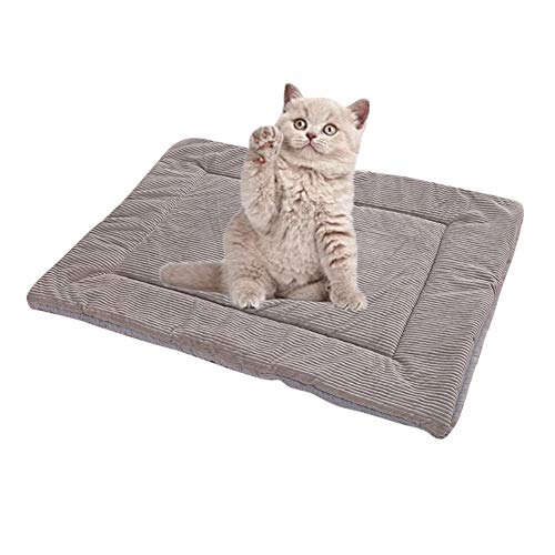 KANKOO Kuscheldecke Hund Katzendecke Hundekiste Bett Hundekiste Flauschige Flauschige Waschbares Hundebett Welpendecken Katzendecke Gray S