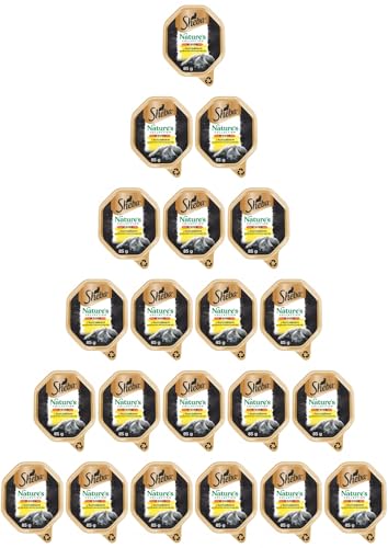 Sheba Nature s Collection in Sauce mit Huhn garniert mit roter Paprika 22 x 85g Natürliches und hochwertiges Katzen Nassfutter