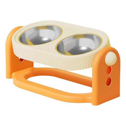 Erhöhte Hundenäpfe 3-stufiger Verstellbarer Schrägfutternapf Erhöhter Ständer Für Futternäpfe Für Hunde Für Welpen Kätzchen Haustiere Wasserfutter Im Innen- Und Außenbereich
