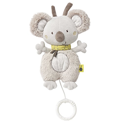 Fehn 064018 Spieluhr Koala Kuscheltier integriertem Spielwerk Melodie Mozarts Wiegenlied zum Aufhängen an Kinderwagen Babyschale oder Bett für Babys und Kleinkinder ab 0 Monaten