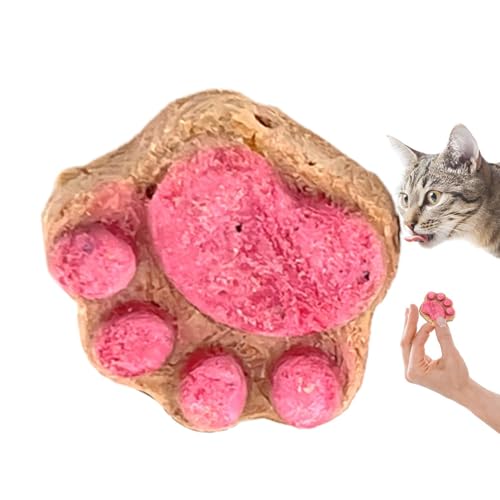 Natürliche Katzenleckerlis Mundreinigung Katzensnacks Katzenkekse Natürliche Gesunde Katzenleckerlis Trockene Katzenleckerlis Kätzchen-Leckerlis Pfotenform Katzenfutter Leckerlis Kauende
