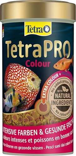 Tetra Pro Colour Multi-Crisps - Premium Fischfutter mit Farbkonzentrat für schöne farbenprächtige Fische 250 ml Dose