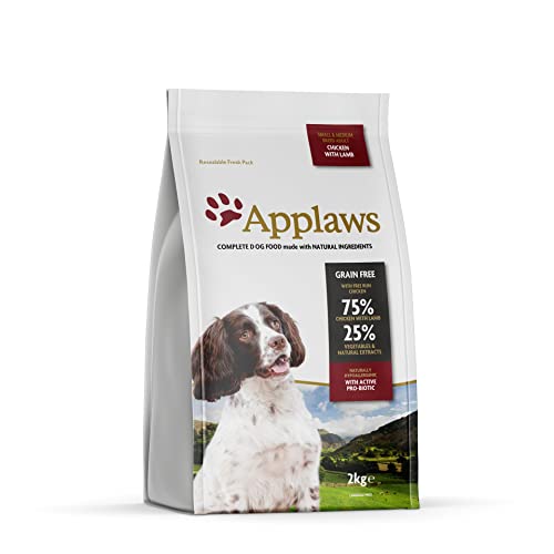 Applaws Hund Trockenfutter mit Lamm 1er Pack 1 x 2 kg Packung