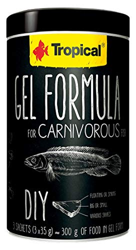Tropical Gel-Formel für fleischfressende Zierfische 1 Liter
