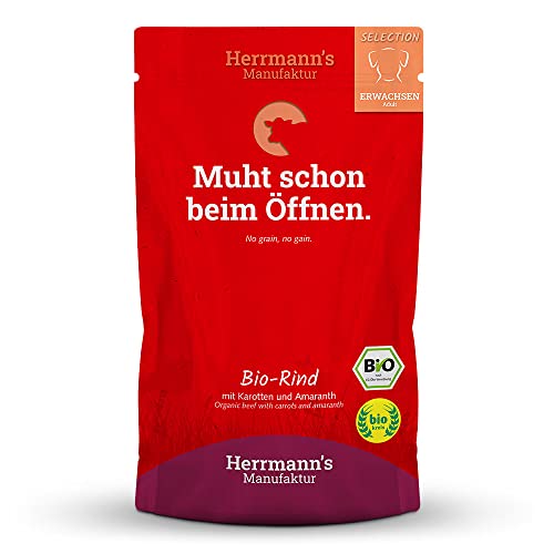 Herrmanns Rind mit Karotten und Amaranth 15er Pack 15 x 150 g