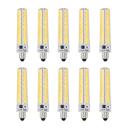 LED Silikon Corn 5730 SMD 136LED Energy Saving Lamp Dimmbar 10 W LED for Home Lighting AC 110 120 V 10 Pack Größe Kaltweiß