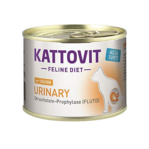 Kattovit Dose Feline Diet Urinary Huhn 12 x 185g Katzenfutter nass