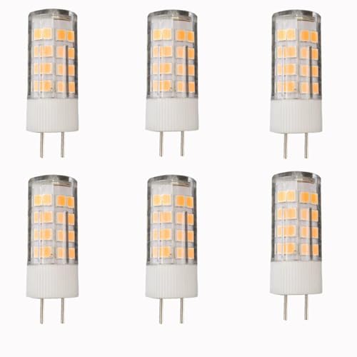 NTZTO Dimmable Corn Lamp 6W 600LM.35 Base 72 2835 Chips IP44 Wasserdicht Warm Weiß   für Deckenventilatoren RV Boot Kabinettbeleuchtung