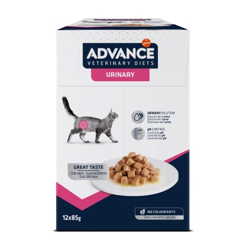 Advance Veterinary Diets Urinary Nassfutter für Katzen Multipack 12 Beutel 85 g