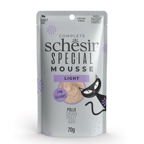 Schesir Special Light Vollschaum-Nassfutter 12 Beutel 70 g