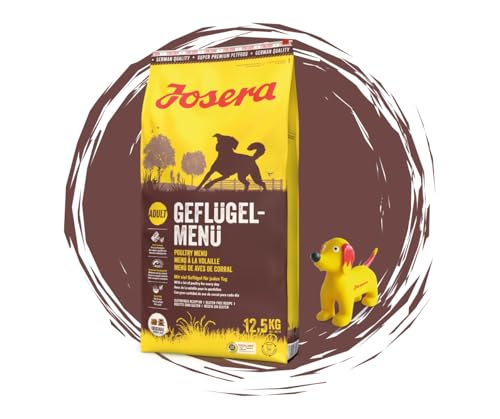 Josera - Hundefutter - Josera Exclusive Geflügelmenü - Trockenfutter - Viel Geflügel Hautpflegte - 12 5 KG Goodie Quietsche Seppl
