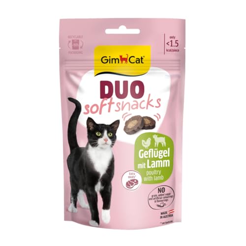 GimCat Duo Soft Snacks mit Geflügel mit Lamm - 1 Beutel 1 x 50 g