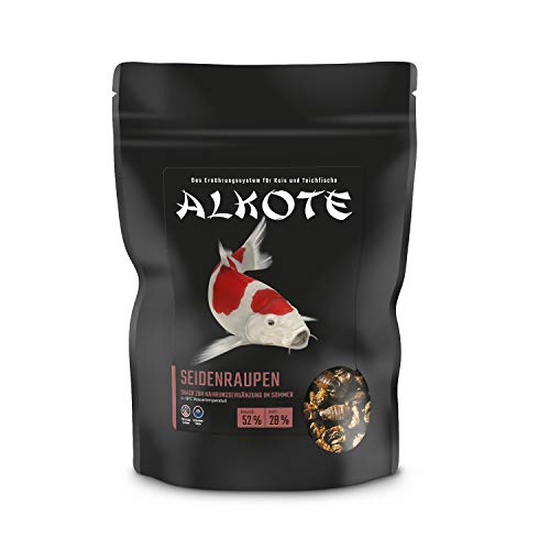 ALLCO Premium AL-KO-TE Snack zur Nahrungsergänzung Sommer Seidenraupen Getrocknet Schwimmend 300 g