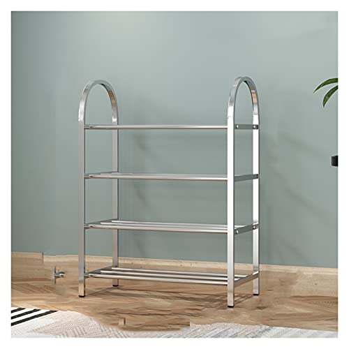 KUYWLMKMZZ Doorway Schuhregal Edelstahl-Schuh-Rack-Regal-Organizer kann 12 Paare aus Schuhkorridor-Wohnzimmer-Balkon halten Schuhregal Size B
