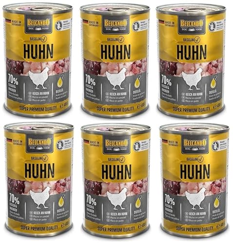 Belcando Baseline Huhn 6 x 400 g getreidefreies Hundefutter