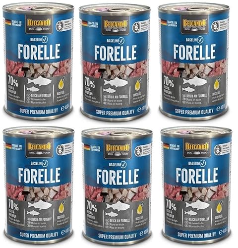 Belcando Baseline Forelle 6 x 400 g getreidefreies Hundefutter