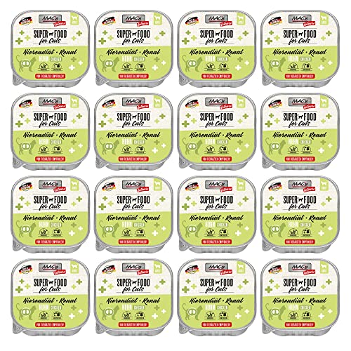 MACs Cat Vetcare Nierendiät Huhn 100g für Katzen 16er Pack 16 x 100g