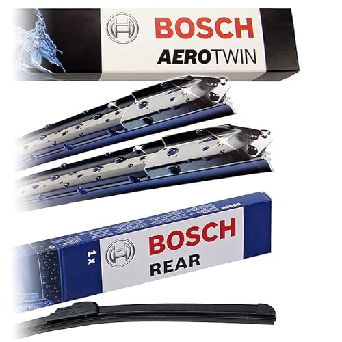 Bosch Scheibenwischer Heckwischer Vorne Hinten Aerofit AF187 Aerotwin A331H Wischer Scheibenwischerblätter Set für Frontscheibe und Heckscheibe Passend für - VW TOURAN 1T3 TOURAN VAN 1T3