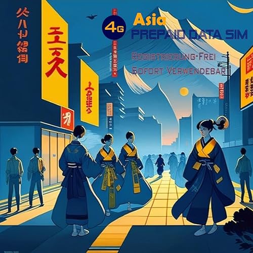 Asia 4G Prepaid SIM-Karte nur Daten -REGISTRIERT FREI-Für Japan Südkorea Singapur Thailand Malaysia Indonesien Macau Philippinen Kambodscha Vietnam Laos Sri Lanka 10GB - 30 Tage