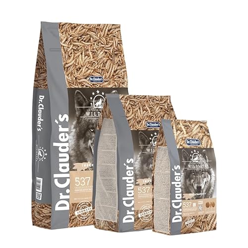DR.CLAUDER S - Wildlife Natürliches Trockenfutter mit Omega-Fettsäuren und Mineralien für ausgewachsene Hunde. Getreidefreies Alleinfutter im Beutel ohne Konservierungsstoffe 2kg Insekten