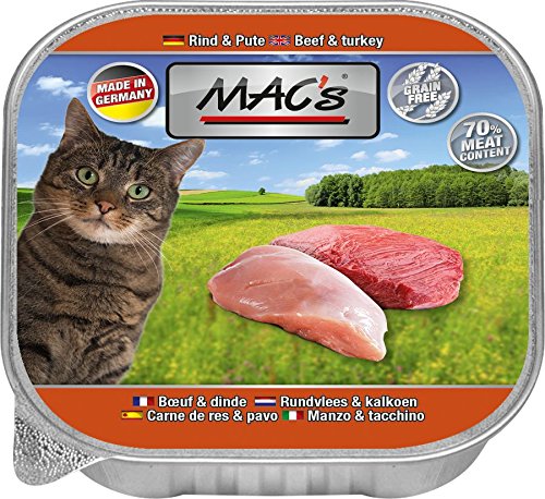 MACs Cat Rind Pute 16x 85g Katzennassfutter