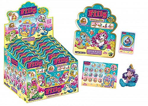 6 geschlossen TÃ¼ten Filly Mermaids Glitter Golden Edition