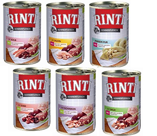  60x 400g 6x Kalb Schinken Pansen Wild Pute Lamm Rentier u. Ente