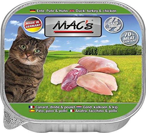 MACs Cat Ente Pute Huhn 16x 85g Katzennassfutter