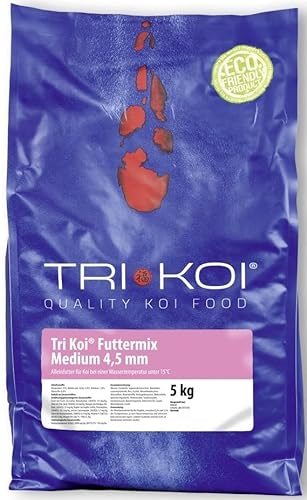 Tri Koi Futter Mix Medium 4 5mm unter 15 C 10 kg