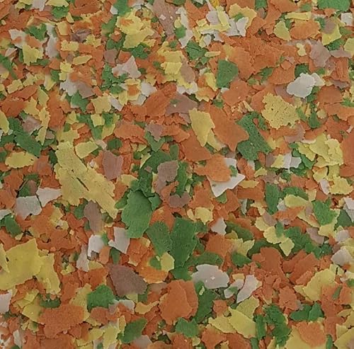 Goldfischflocken wertvolles Fischfutter für Aquarien Teich Kaltwasser Koi Karpfen Wachstum Bulk 1 kg