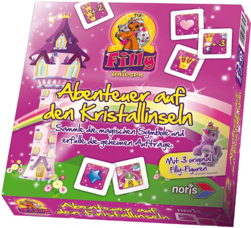 Noris 606017358   Unicorn Abenteuer auf den Kristallinseln Kinderspiel