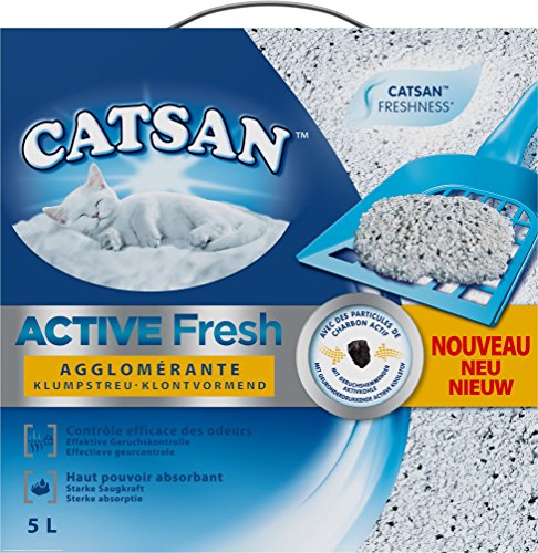 Catsan Active Fresh Katzenstreu mit Geruchskontrolle 5 l