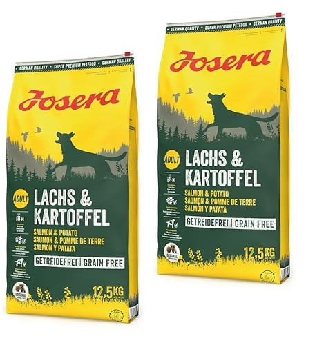 Josera Lachs Kartoffel 2 x 12 5kg Sparpaket Trockenfutter für Hunde