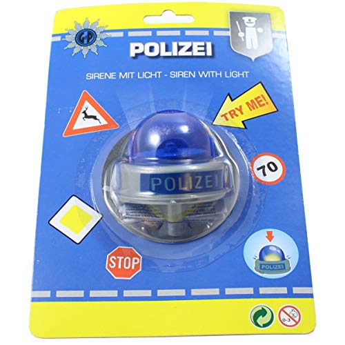 Smart Planet Fahrradklingel Polizei Sirene Bike Fun Polizeisirene lustige Kinder Fahrrad Klingel für den Fahrradlenker