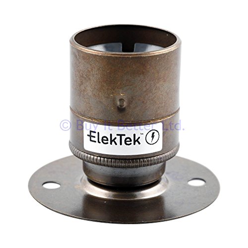 E27 Latten-Lampenfassungen, Finish wählbar messing antik-optik