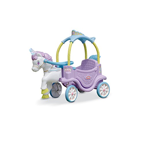 little tikes 645860M Magical Unicorn Magische Einhornfahrt, Multi, H96.52cm X W114.30cm X D50.17cm