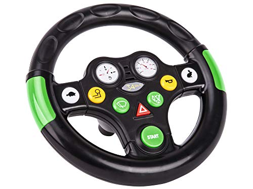 BIG 800056488 - Bobby cars, Zubehör Traktorensounds Wheel, schwarz, grün