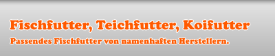 Fischfutter