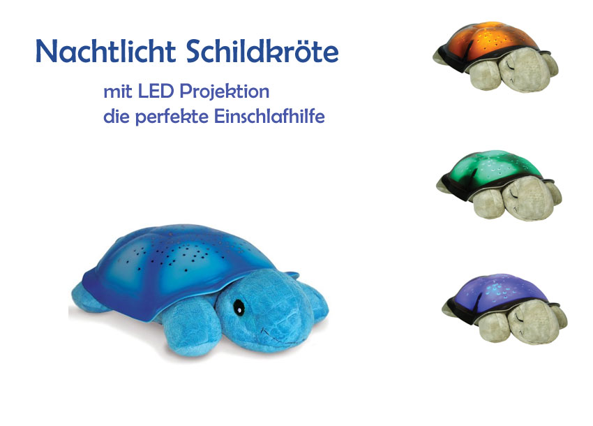 Nachtlicht SchildkrÃ¶te mit Projektion