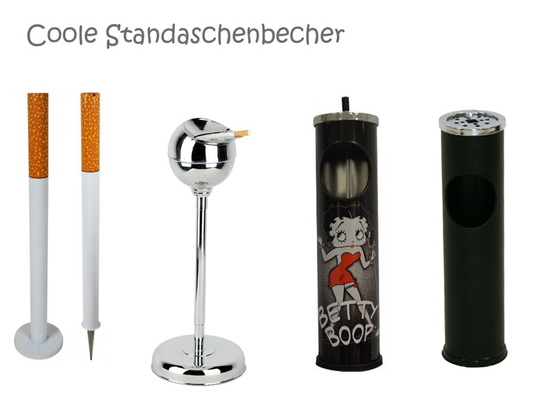 Coole Standaschenbecher für außen Bereich